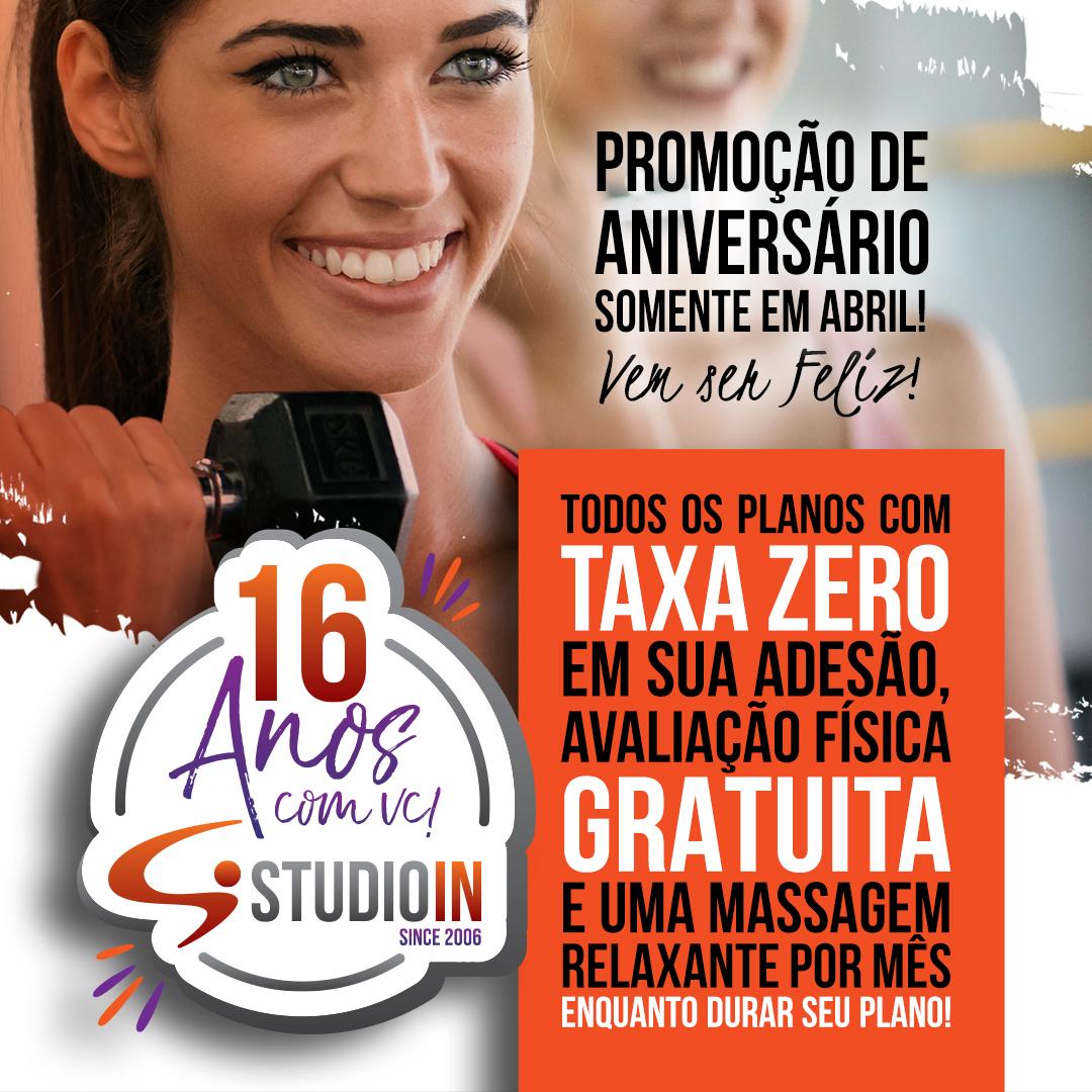 Promoção de Aniversário Studio In