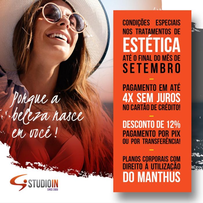 Condições especiais nos tratamentos de ESTÉTICA