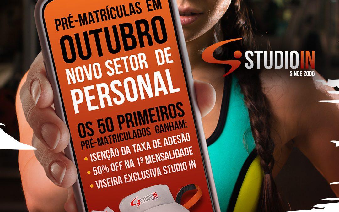 Pré-Matrículas – Novo setor de Personal