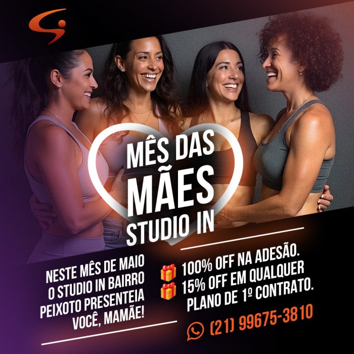 Neste mês de maio o Studio In Bairro Peixoto presenteia você, mamãe!